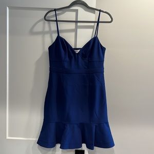 Brand New with Tags - Blue strappy flounce dress